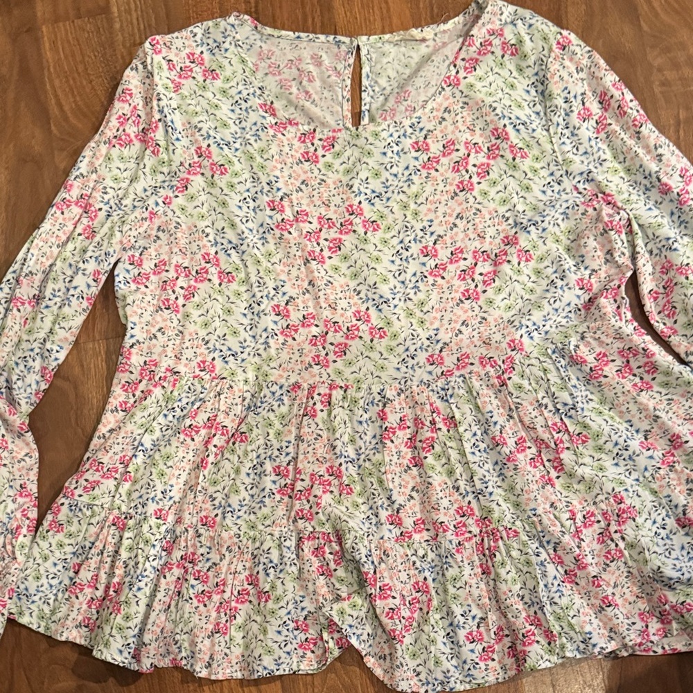 Floral Print Women's Top